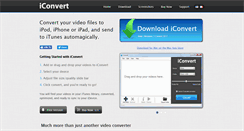 Desktop Screenshot of iconvertvideo.com