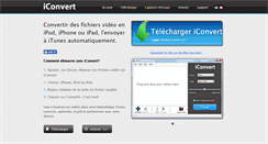 Desktop Screenshot of fr.iconvertvideo.com