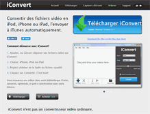 Tablet Screenshot of fr.iconvertvideo.com